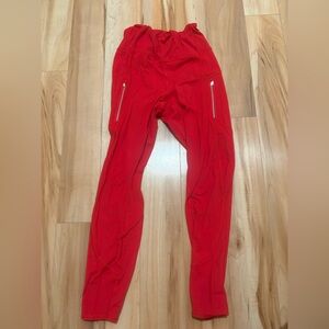 Athleta Red Leggings